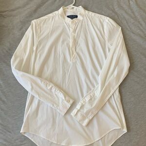 Zara long sleeve Chinese collar shirt